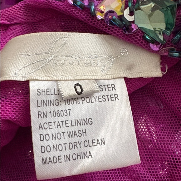 Beautiful Jazz Couture Beaded Gown - Picture 4 of 7